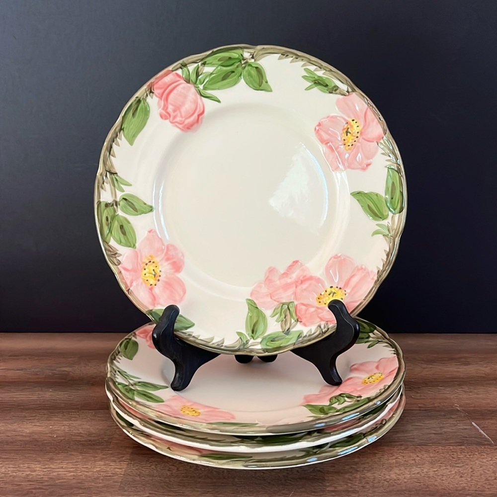 Franciscan Desert Rose Salad Plates (4)